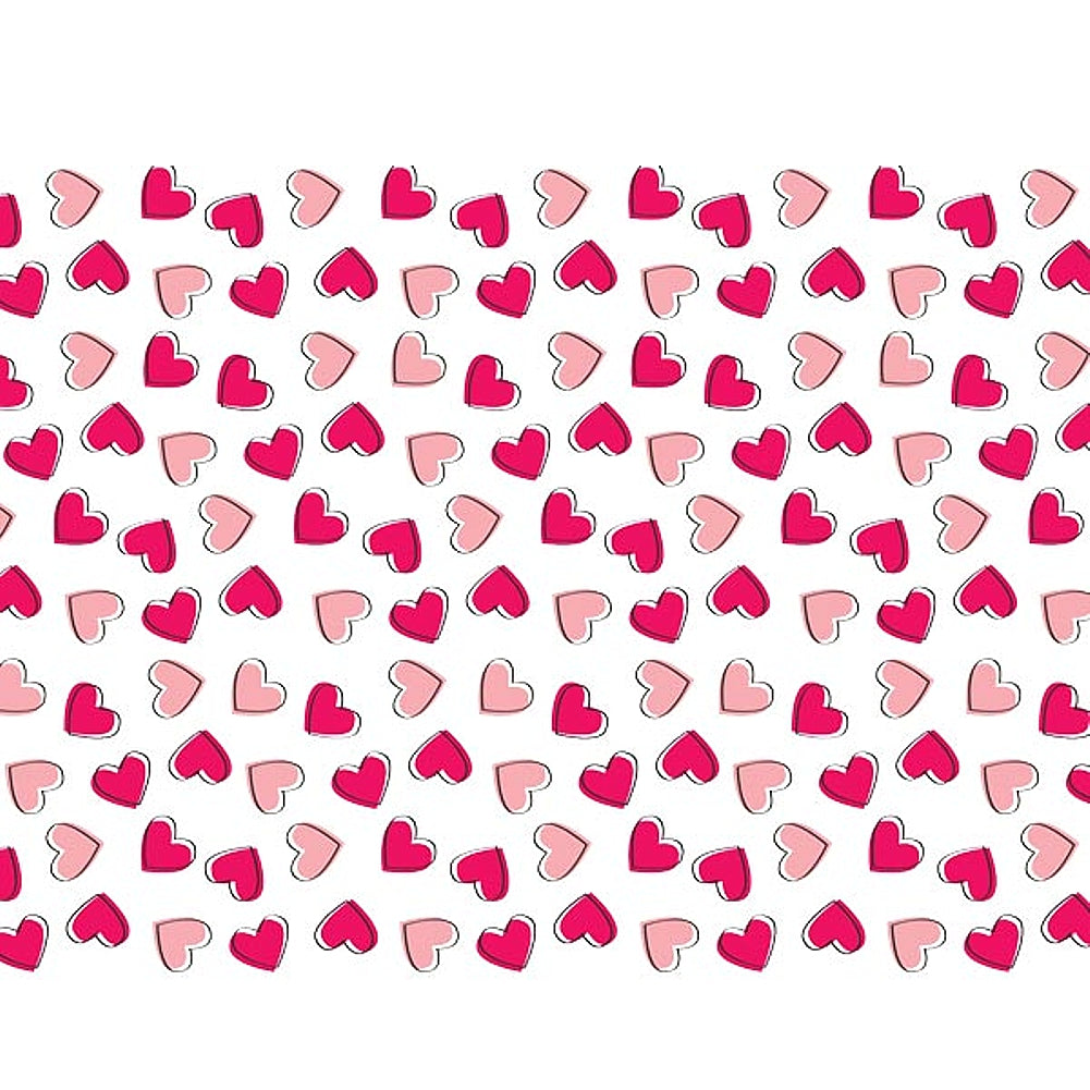 Scattered Hearts Valentine's Day Tissue Paper - 20"x30" (p1492h)