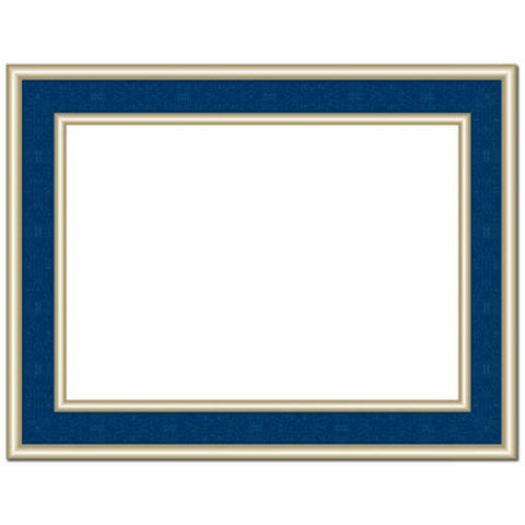 Navy Blue Frame Foil Certificates - Pack of 30 - Sophie's Favors and Gifts