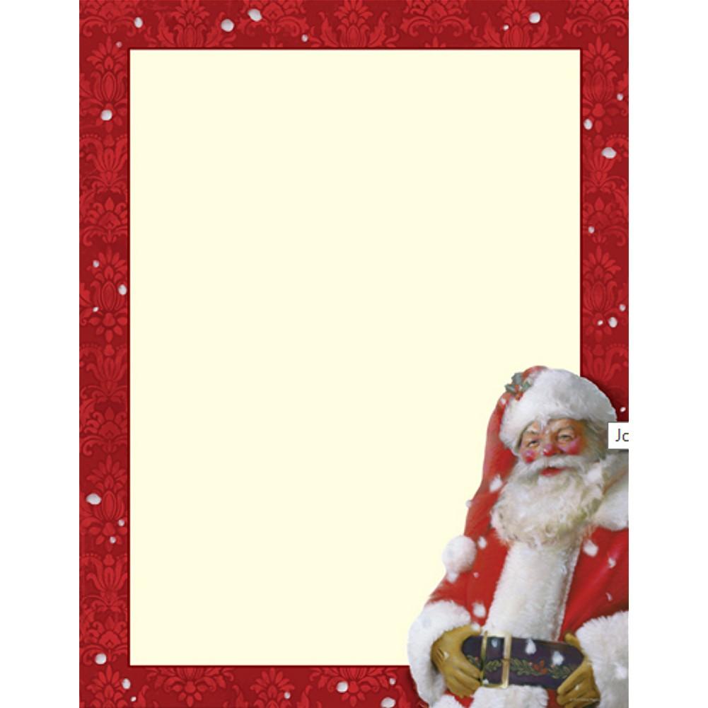 Jolly St. Nick Letterhead Sheets - Sophie's Favors and Gifts