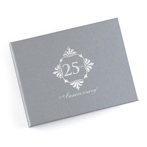 Silver Anniversary Guest Book - Sophie's Favors and Gifts