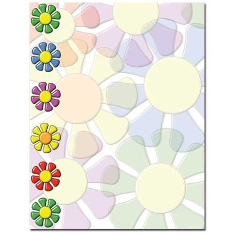 Riki Tiki Flowers Letterhead - 100 Sheets - Sophie's Favors and Gifts