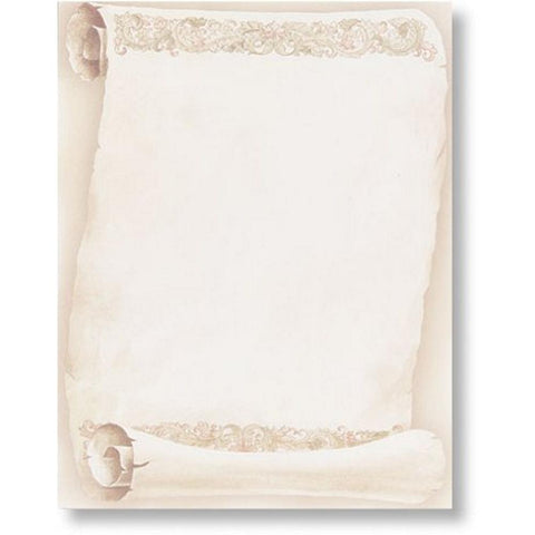 Florentine Scroll Stationery - 160 Sheets - Sophie's Favors and Gifts