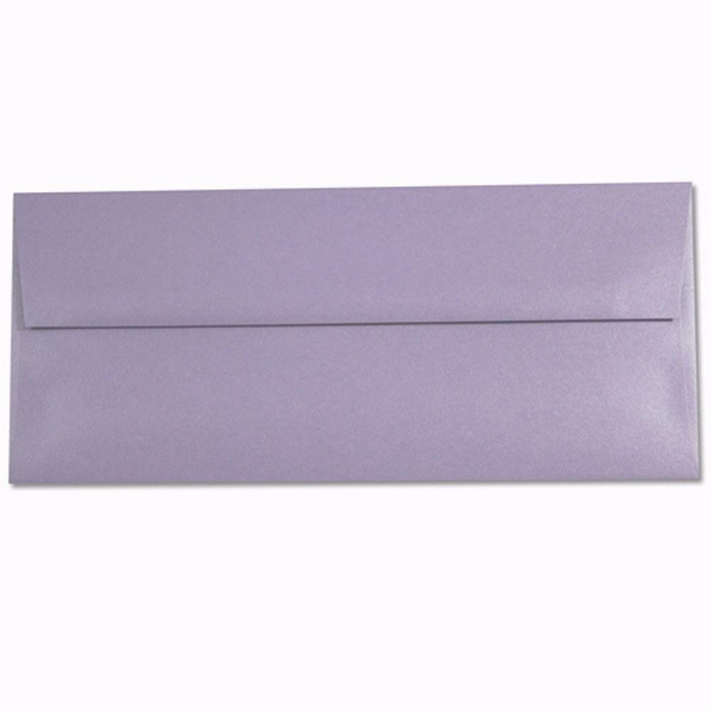 Shimmering Amethyst Purple Envelopes - No. 10 Style - Sophie's Favors and Gifts