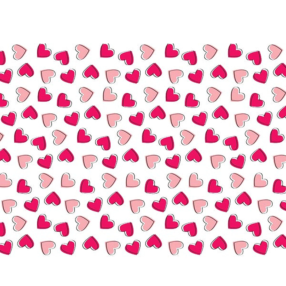Scattered Hearts Valentine's Day Tissue Paper - 20"x30" (p1492h)