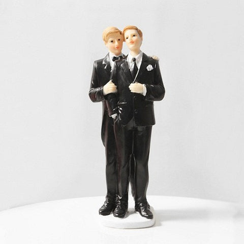 Gay Wedding Cake Topper - 7 Inches Tall (RB7952)