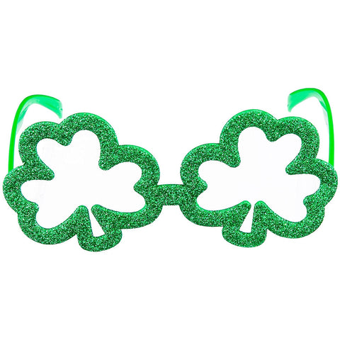 Glittering Shamrock Value Plastic Glasses (2505391)