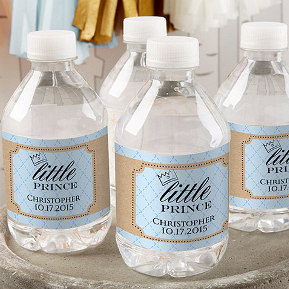 Personalized Little Prince Water Bottle Labels