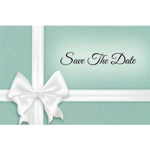 Something Blue Save The Date Postcards - 4in. X 6in. - Sophie's Favors and Gifts