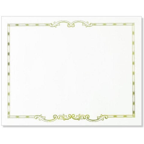 Linked Cast Iron Gold Foil Certificates - Sophie's Favors and Gifts