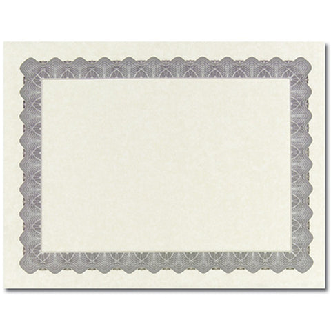 Metallic Silver Parchment Certificates - Sophie's Favors and Gifts