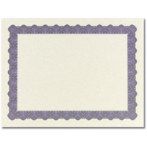 Metallic Slate Blue Parchment Certificates - Sophie's Favors and Gifts