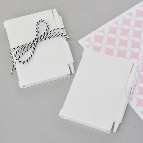 Blank Notebook Favors (Set of 10) - Sophie's Favors and Gifts