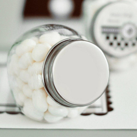 Blank Glass Candy Jars (Set of 40) - Sophie's Favors and Gifts