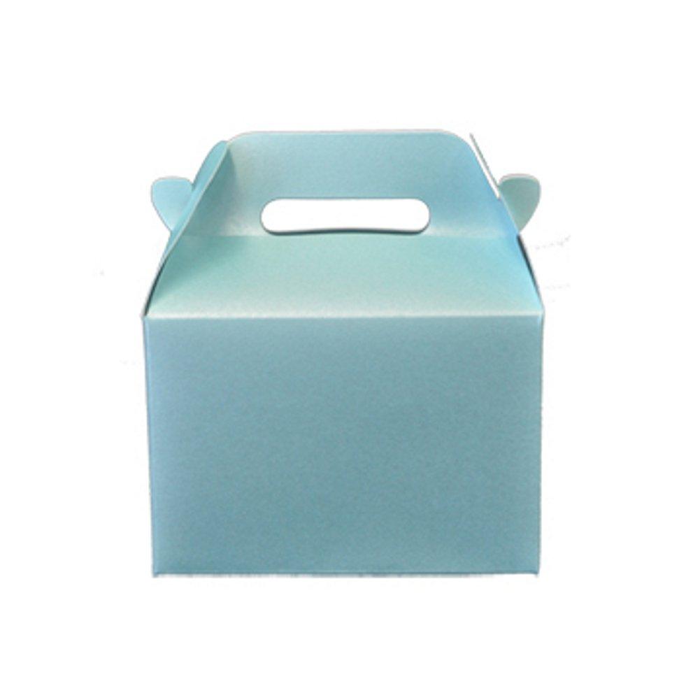 Mini Gable Boxes - SPARKLE BLUE (Set of 24) - Sophie's Favors and Gifts