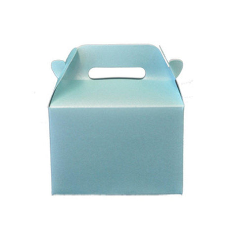 Mini Gable Boxes - SPARKLE BLUE (Set of 72) - Sophie's Favors and Gifts