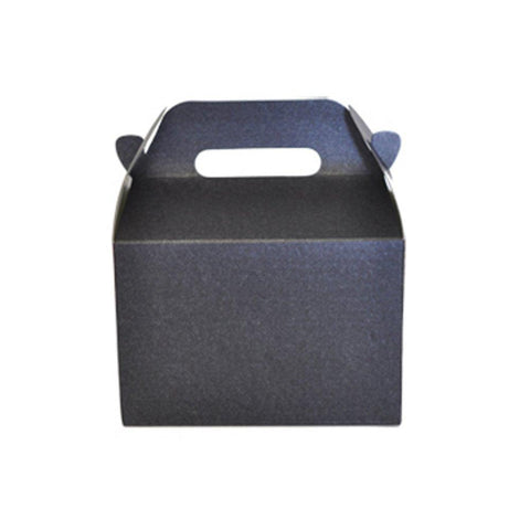 Mini Gable Boxes - SPARKLE BLACK (Set of 72) - Sophie's Favors and Gifts