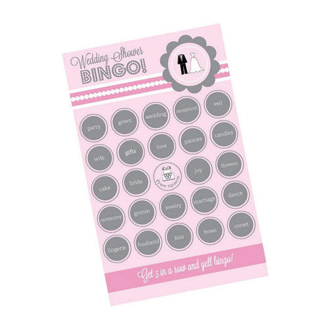 Wedding Shower Bingo (Pack of 16 Cards) - Sophie's Favors and Gifts