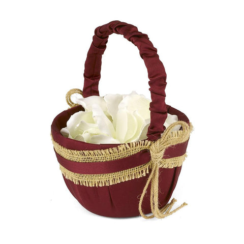 Country Love Flower Girl Basket - Sophie's Favors and Gifts