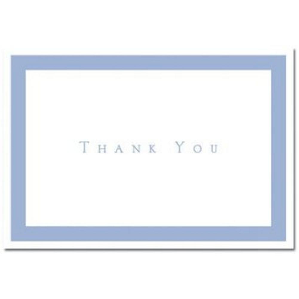 Periwinkle Thank You Note Cards - pack of 100 - Sophie's Favors and Gifts