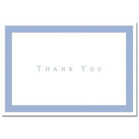 Periwinkle Thank You Note Cards - pack of 100 - Sophie's Favors and Gifts