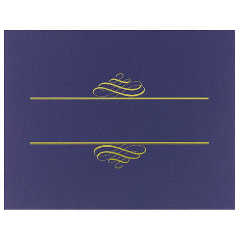 Navy Blue Value Certificate Covers - Sophie's Favors and Gifts