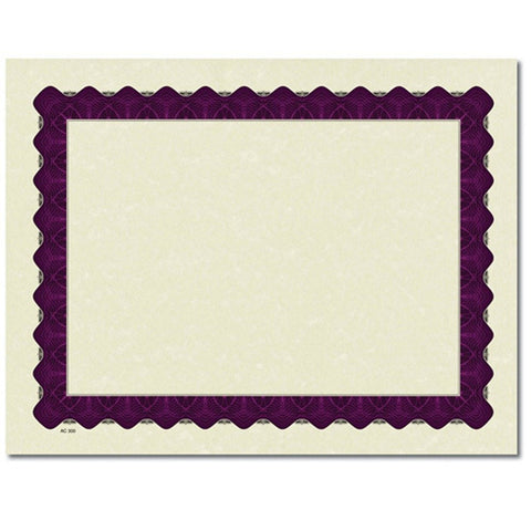 Metallic Purple Parchment Certificates - 25 Pack - Sophie's Favors and Gifts