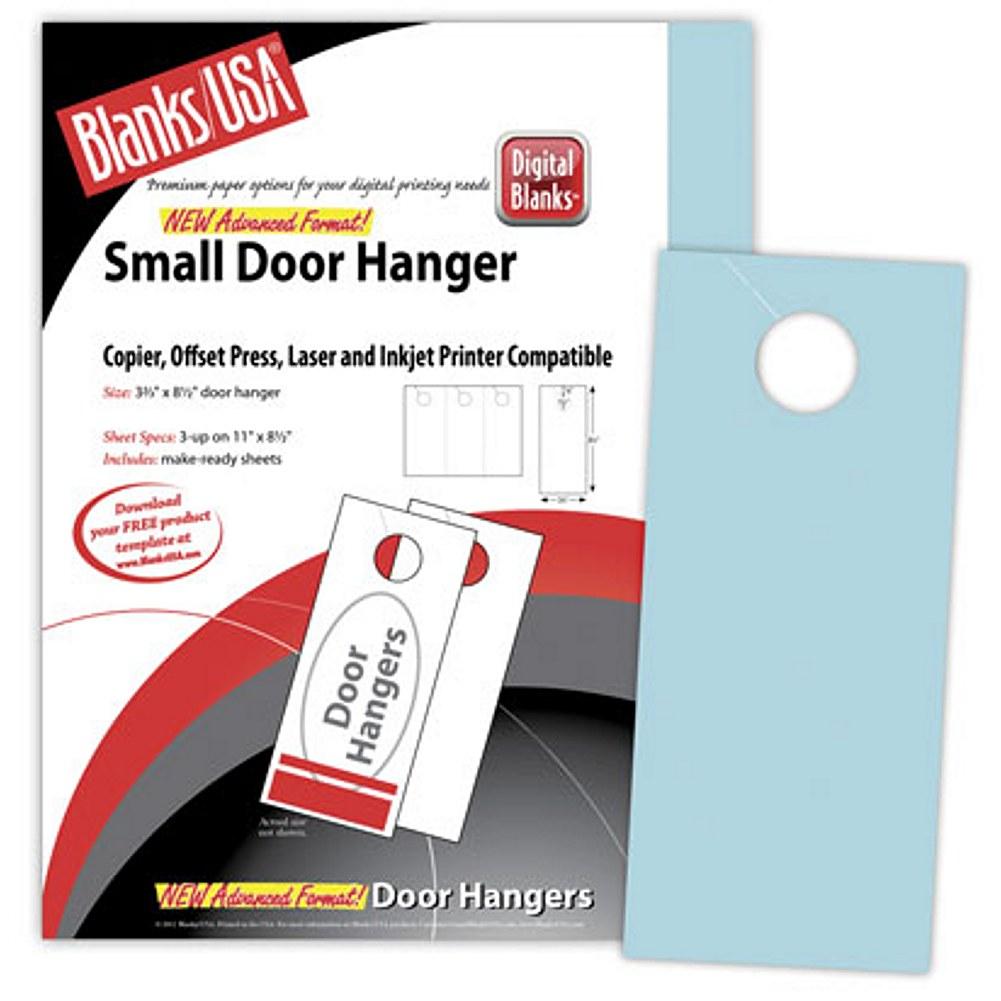 Small Blue Door Hangers - Pack of 150 - Sophie's Favors and Gifts