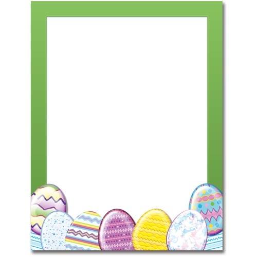 Easter Eggs Letterhead - 100 Sheets - Sophie's Favors and Gifts