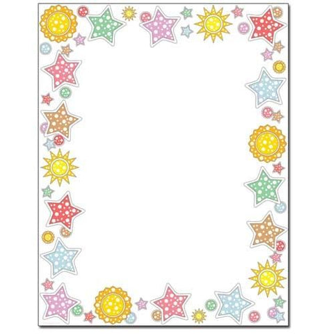 Celestial Letterhead - 100 Sheets - Sophie's Favors and Gifts