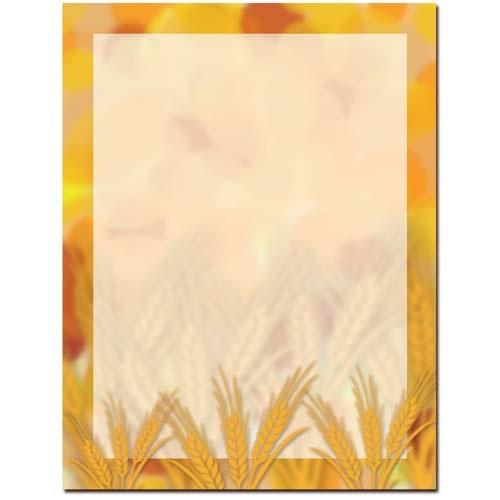 Amber Waves Letterhead - 100 Sheets - Sophie's Favors and Gifts