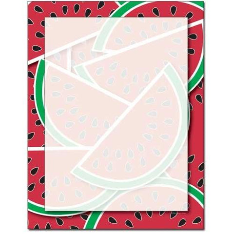 Watermelon Letterhead - 100 Sheets - Sophie's Favors and Gifts