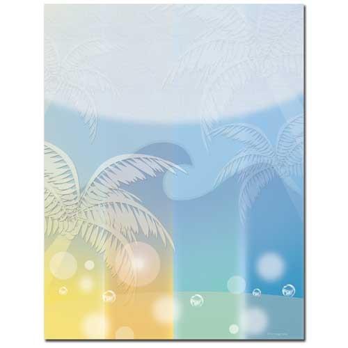 Oasis Letterhead - 100 Sheets - Sophie's Favors and Gifts