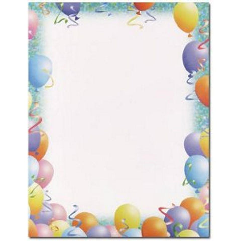 200 Party Letterhead Sheets - Sophie's Favors and Gifts