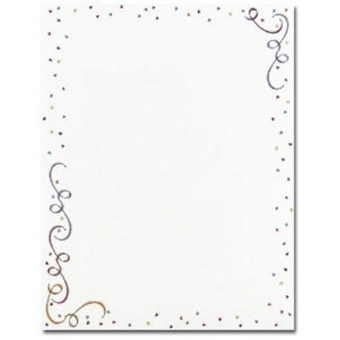 Party Elements Letterhead Sheets - Sophie's Favors and Gifts