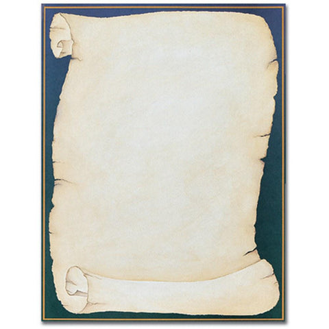 Scroll Letterhead Sheets - Sophie's Favors and Gifts