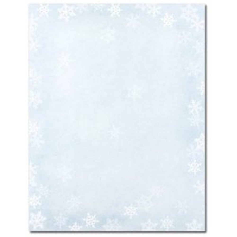 Winter Flakes Letterhead Sheets - Sophie's Favors and Gifts