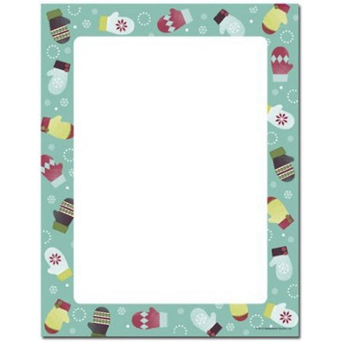 Noelle's Mittens Letterhead Sheets - Sophie's Favors and Gifts