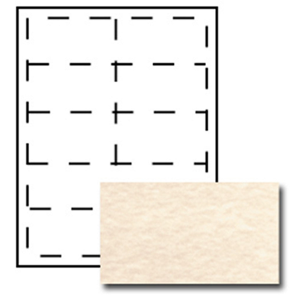 Parchment Printable Business Cards - Pack of 250 - Sophie's Favors and Gifts