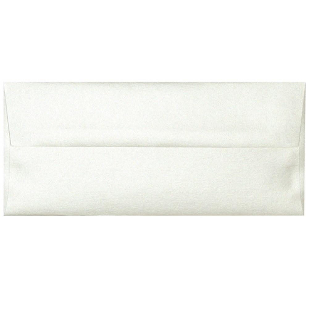 Shimmering Opal White Envelopes - No. 10 Style - Sophie's Favors and Gifts