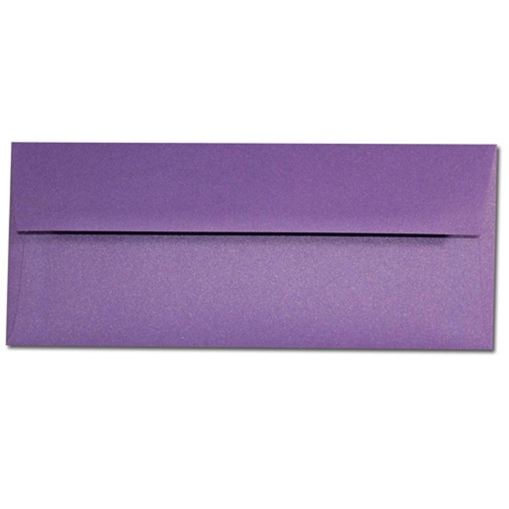 Shimmering Purple Violette Envelopes - No. 10 Style - Sophie's Favors and Gifts