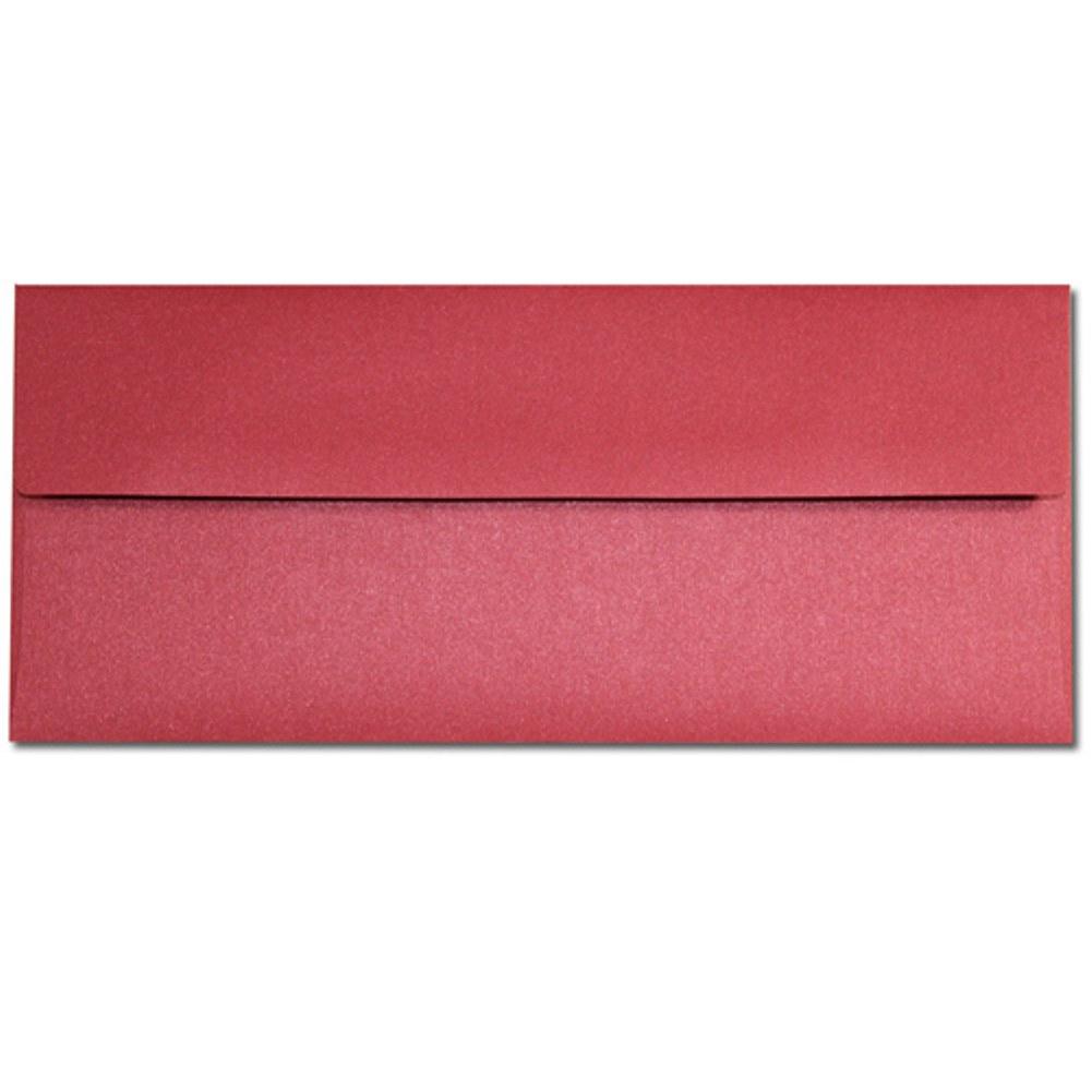 Shimmering Red Lacquer Envelopes - No. 10 Style - Sophie's Favors and Gifts