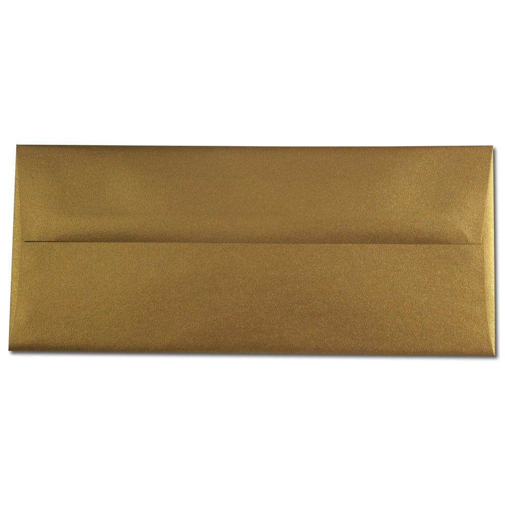 Shimmering Antique Gold  Envelopes - No. 10 Style - Sophie's Favors and Gifts