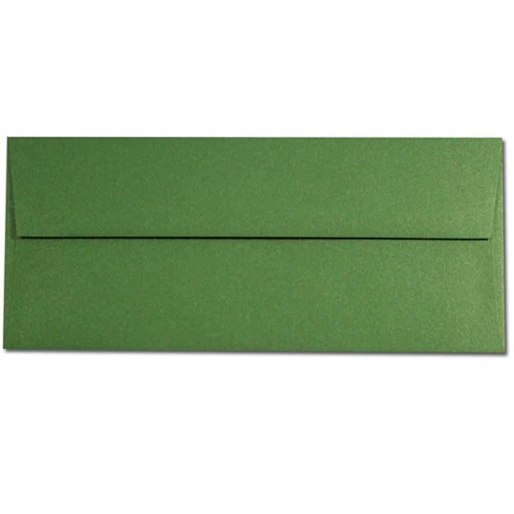 Shimmering Botanic Green Envelopes - No. 10 Style - Sophie's Favors and Gifts