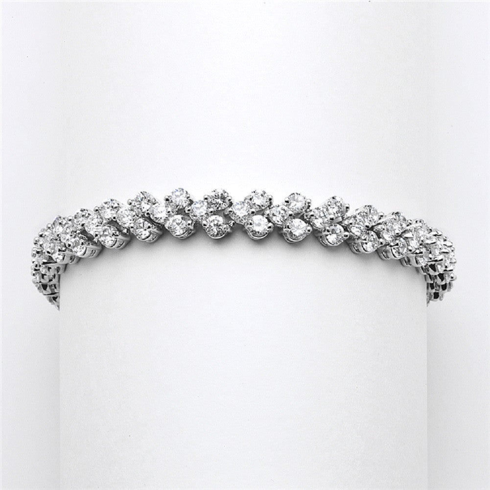 Petite Cubic Zirconia Wedding or Prom Tennis Bracelet - Sophie's Favors and Gifts